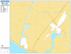 Costa Mesa Digital Map Basic Style